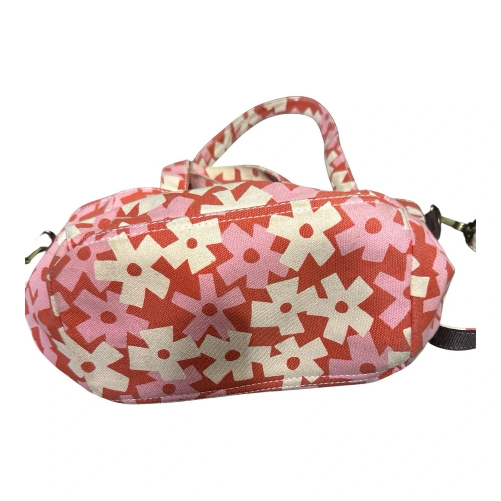 MAIKA Mini Tote Crossbody Bag Linea Red Pink Floral - Picture 2 of 8